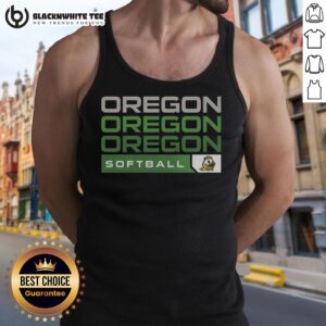 Top Oregon Ducks College Softball Hype Tank Top in vibrant colors, perfect for fans and athletes at games or workouts.