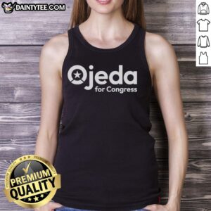 Good Ojeda for Congress tank top featuring bold design and campaign slogan, perfect for supporters and events.