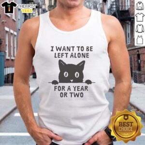Good I Want To Be Left Alone tank top featuring a stylish graphic design, perfect for casual wear and self-expression.
