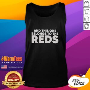 Official Ashley Davis 'This One Belongs To The Reds' tank top featuring bold graphics and a stylish design for fans.