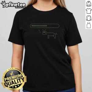 Alt Text: Official Cowsay Moooo Ladies Tee featuring a playful cow design, perfect for fans of quirky graphic tees.