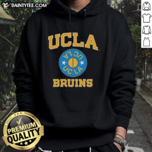 Alt Text: Premium UCLA Bruins Basketball 2026 logo retro hoodie featuring a stylish design for fans and athletes.