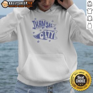 Alt Text: Awesome Kansas City Pennants Hoodie featuring vibrant colors and a stylish design for fans and casual wear.