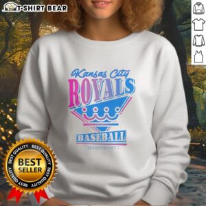 Awesome Kansas City Royals 2026 City Connect sweatshirt featuring 'Hey Hey Hey Hey' design in vibrant colors.