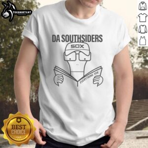 Nice Milo Of Native Threads Da Southsiders Chicago White Sox T-Shirt featuring vibrant graphics and team branding.