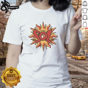 Stylish Nice Miami Sol ladies tee featuring a vibrant design, perfect for summer fashion and casual outings.
