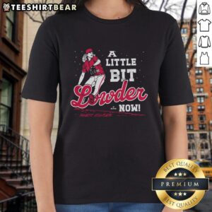 Good A Little Bit Lowder Now Ladies Tee featuring vibrant graphic design on a stylish women's t-shirt.