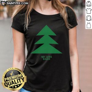 Ladies' Nice Minnesota Timberwolves Back Tree Tee featuring a stylish design, perfect for fans of the NBA team.