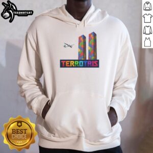 Nice Terrotris Terror Tetris Block Hoodie featuring vibrant Tetris-inspired graphics and a comfortable fit.