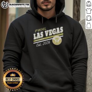 Alt Text: Awesome PWHL Las Vegas Sportiqe Duke Est 2026 Hoodie in stylish design, perfect for fans and casual wear.