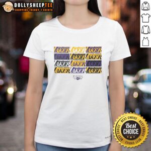 Top Los Angeles Lakers 2026 Playoffs Game 3 Ladies Tee featuring vibrant team colors and stylish design for fans.