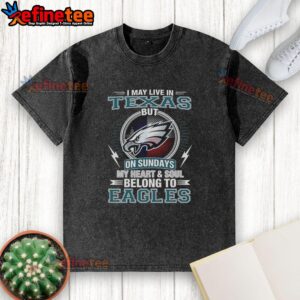 Alt Text: Original Philadelphia Eagles NFL washed t-shirt, perfect for fans living in Texas who support the Eagles on Sundays.