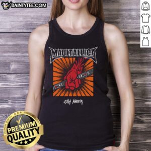 Official Maultallic Sith Anger Tank Top featuring a bold design, perfect for fans of sci-fi and stylish casual wear.