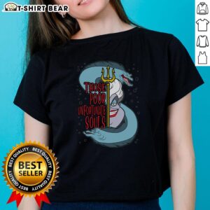 Good The Sea Witch Those Poor Unfortunate Souls Ladies Tee featuring a whimsical design inspired by ocean magic.