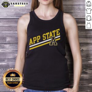 Good App State Sideline Tank Top featuring bold graphics, perfect for game days and showing team spirit.