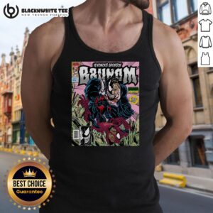 Top Venomous Brunson Venom X Jalen Brunson Marvel Comic Tank Top featuring vibrant graphics and bold design for fans.