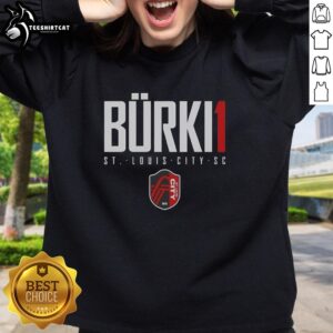Nice Roman Burki St. Louis City SC Elite Sweatshirt in vibrant colors, perfect for fans and casual wear.