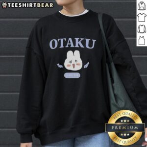 Alt Text: Pretty Otaku Txt Soobin Rabbit Sweatshirt featuring a cute rabbit design and vibrant colors, perfect for fans.