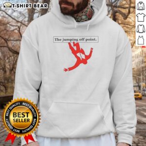 Official The Jumping Off Point Hoodie in stylish design, perfect for casual wear and outdoor adventures.