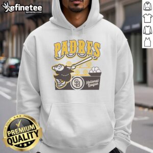 Alt Text: Premium Preschool Mitchell & Ness Cream San Diego Padres Step Back Up Hoodie for kids, featuring stylish design and comfort.