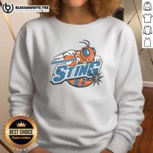 Charlotte Sting 04 sweatshirt featuring the team's logo and vibrant colors, perfect for fans and collectors.