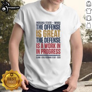 Official Caitlin Clark Defense WNBA 2026 T-Shirt showcasing trendy design for fans of women's basketball.