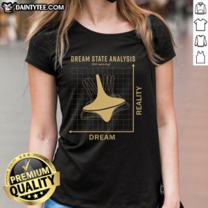 Nice Dream State Analysis Ladies Tee featuring a stylish design, perfect for casual wear and dream enthusiasts.