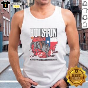 Pretty Houston Rockets regional tank top featuring vibrant team colors and logo, perfect for fans and summer wear.