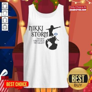 Nice Best in the Galaxy Nikki Storm Scotland tank top showcasing vibrant design and bold colors for stylish summer wear.