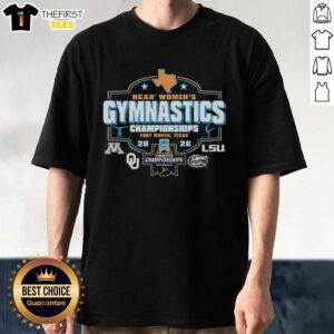 Hot 2026 NCAA Women's Gymnastics Championship T-Shirt featuring vibrant design and official team colors, perfect for fans.