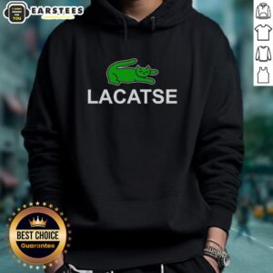 Good Lacatse Cat Logo Parody Hoodie featuring a playful cat design in vibrant colors, perfect for cat lovers and hoodie fans.