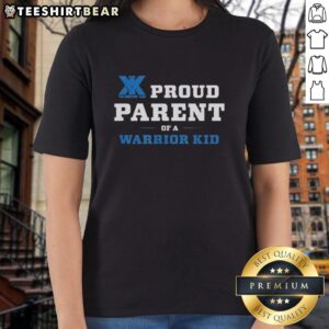 Awesome Proud Parent Of A Warrior Blue Logo T-Shirt - Image 3