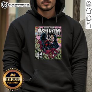 Top Venomous Brunson Venom X Jalen Brunson Marvel Comic Hoodie featuring vibrant graphics and stylish design.
