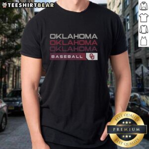 Good Oklahoma Sooners College Baseball Hype T-Shirt featuring team colors and logo, perfect for game day excitement.