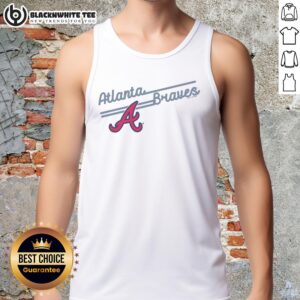 Stylish Hot Atlanta Braves Soft As A Grape tank top in vibrant colors, perfect for game day and casual wear.