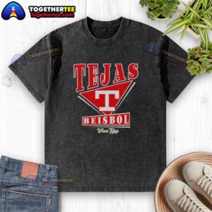 Awesome Red Texas Rangers 2026 City Connect Washed T-Shirt featuring bold team logo and comfortable fit.