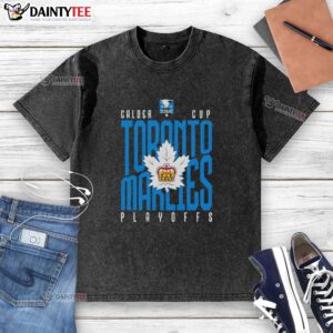 Hot Toronto Marlies Calder Cup Playoffs t-shirt featuring vibrant team graphics for American Hockey League fans.