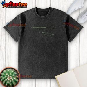 Alt Text: Official Cowsay Moooo Washed T-Shirt featuring playful cow graphic, perfect for casual wear and Cowsay fans.
