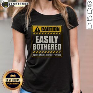 Good Easily Bothered Ladies Tee in soft cotton, featuring a playful design perfect for casual wear and expressing personality.