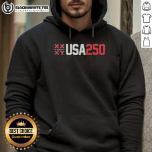 Awesome XX Athletics XY USA 250 vintage hoodie in classic design, perfect for retro sportswear enthusiasts.