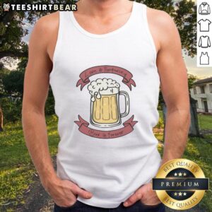 Pretty Love Is Temporary, Beer Is Forever tank top featuring a stylish design perfect for beer lovers and casual wear.