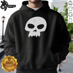 Vintage hoodie featuring Nice Sid Skull logo from Toy Story Disney cartoon, perfect for fans and collectors.