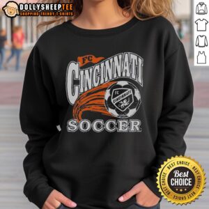 Nice FC Cincinnati retro heritage sweatshirt featuring vintage design, perfect for fans and stylish casual wear.