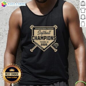 Original Sports Park Tucson Softball Champions Logo 2026 on a stylish tank top, perfect for athletes and fans.