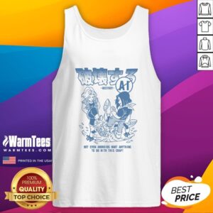 Official Dragon Ball tank top featuring 'Destroy AI' design, perfect for fans who love unique anime apparel.