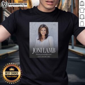 Premium Rip Joni Lamb 1960-2026 t-shirt featuring 'Well Done Good And Faithful Servant' design for memorial wear.