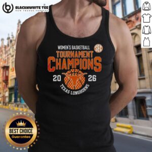 Texas Longhorns Game Day tank top for SEC Tournament Champions featuring bold design and team colors.