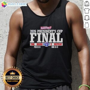 Awesome Evansville Thunderbolts Hockey Presidents Cup Tank Top for 2026 repeat champions, showcasing team spirit and style.