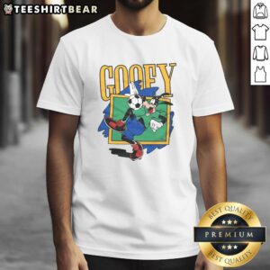 Premium Goofy Soccer T-Shirt featuring a playful design, perfect for soccer enthusiasts and casual wear.