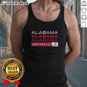 Good Alabama Crimson Tide college softball hype tank top featuring team colors and logo, perfect for fans and athletes.